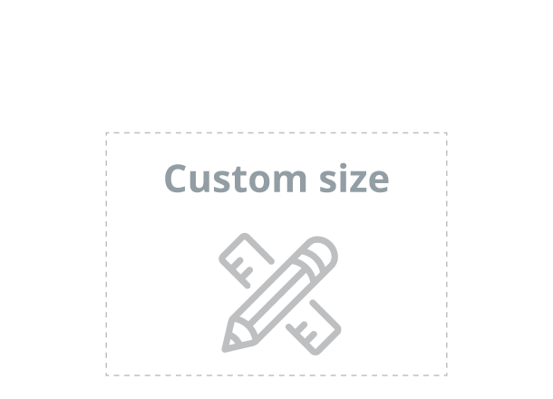 Postcard - Premium: custom size (D)