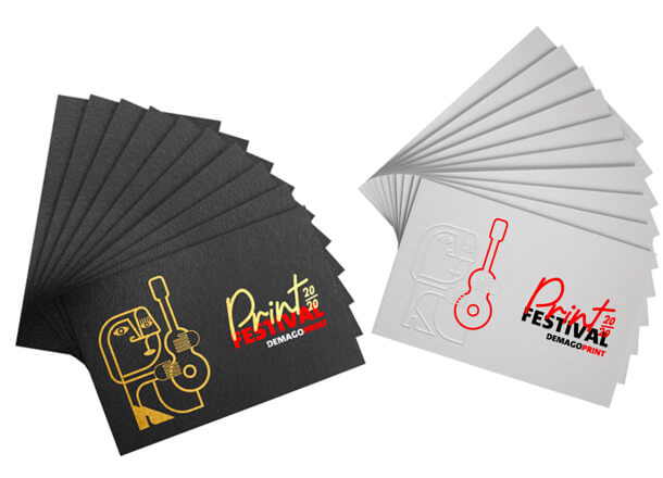 Business Cards - Hot Foil / Embossed (Classic hot-foil or embossed printing)