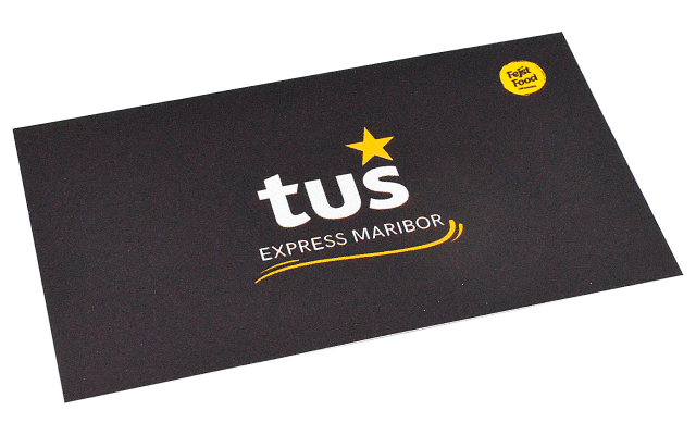 standard business card printing on coated paper matte lamination