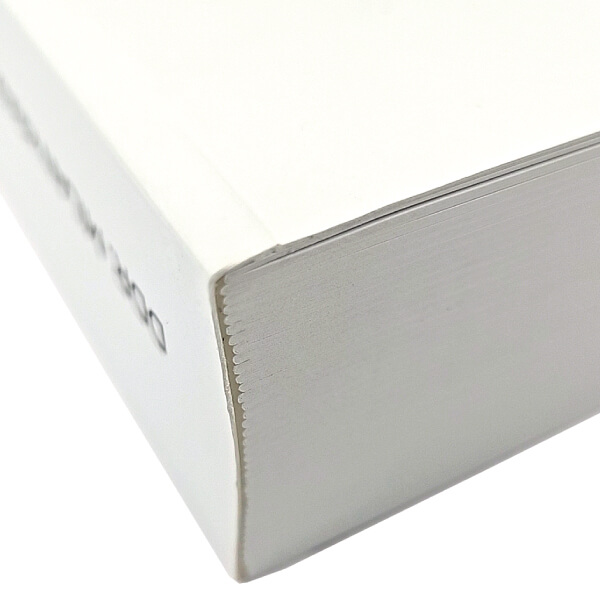Sewn with thread - soft binding