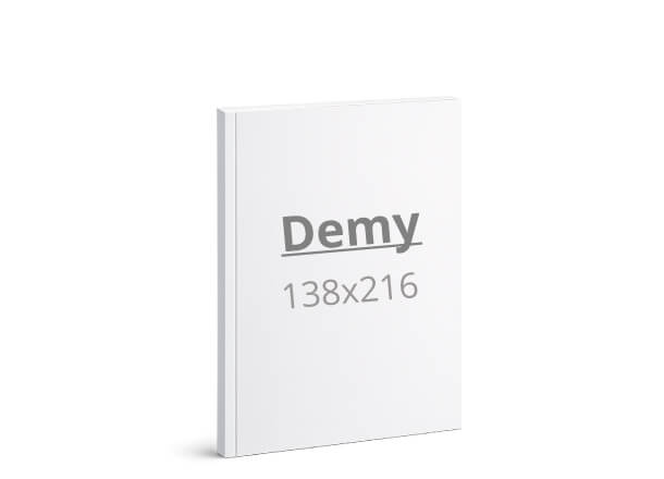 Brochure Demy: 138x216 mm - Softcover / glued (D10X)
