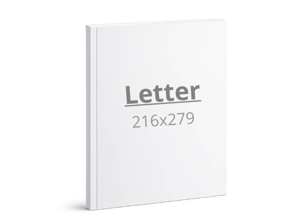 Brochure Letter: 216x279 mm - Softcover / glued (D5X)