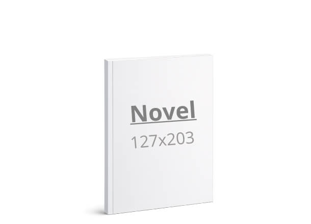 Brochure Novel: 127x203 mm - Softcover / glued (D10)