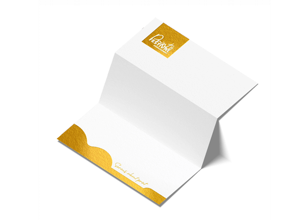 Letterheads - Premium (Hot foil or embossed printing)