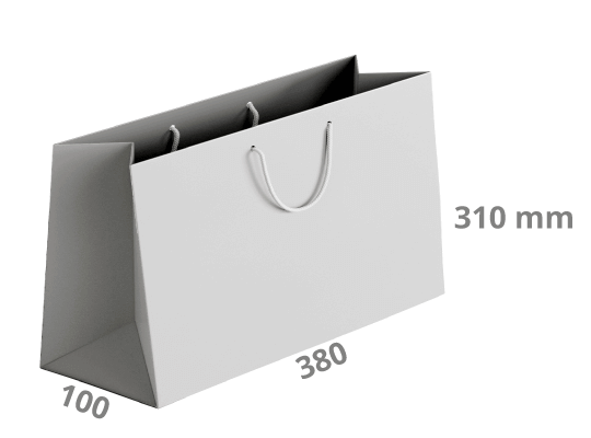 Gift bag - landscape: 380x100x310 mm (D0)