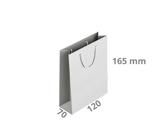 Gift bag - portrait: 120x70x165 mm (D1)