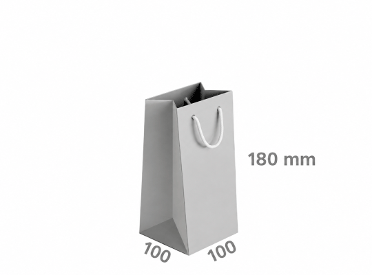 Gift bag for bottle: 100x100x180 mm (D2)