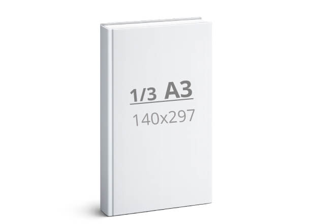 Book 1/3 A3: 140x297 mm - Hardcover (D2)