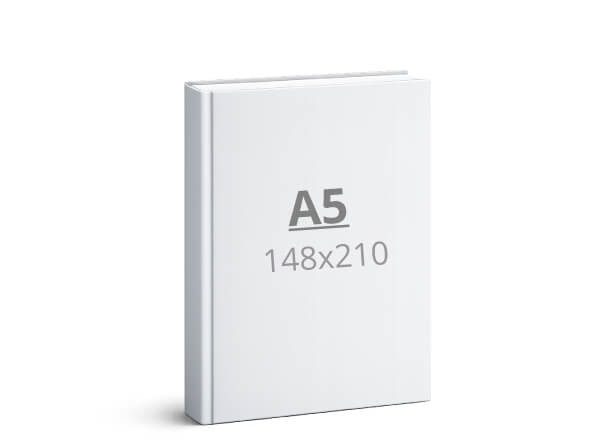 Book A5: 148x210 mm - Hardcover (D4)