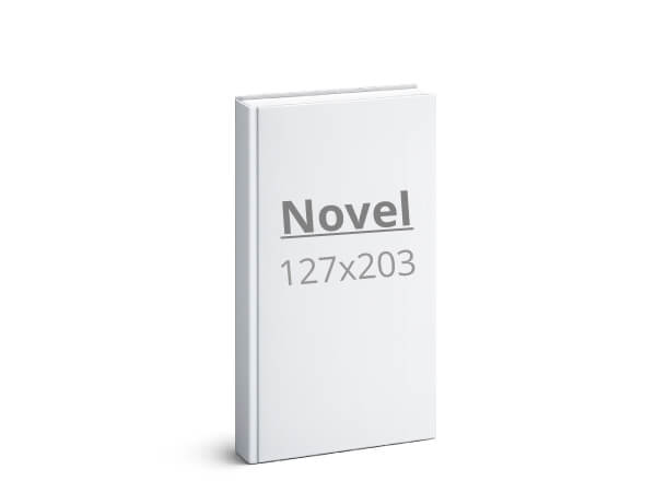 Book Novel: 127x203 mm - Hardcover (D4)