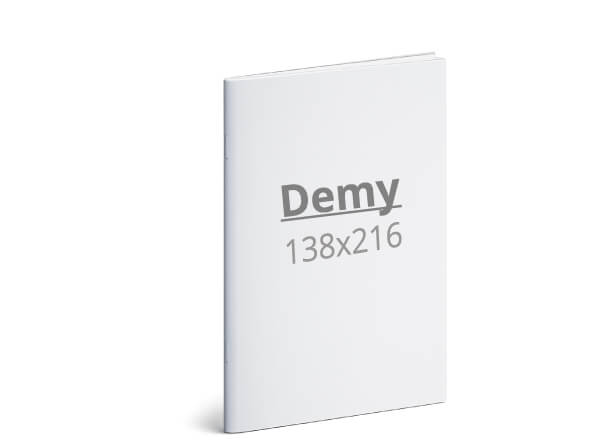 Catalogue Demy: 138x216 / 276x216 mm (D4)