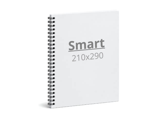 Notebook Smart: 210x290 / 420x290 mm, wire-o binding (D5X)